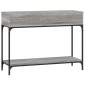 vidaXL Τραπέζι Κονσόλα Γκρι Sonoma 100x34,5x75 εκ. Επεξεργασμένο Ξύλο