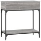 vidaXL Τραπέζι Κονσόλα Γκρι Sonoma 75x34,5x75 εκ. Επεξεργασμένο Ξύλο
