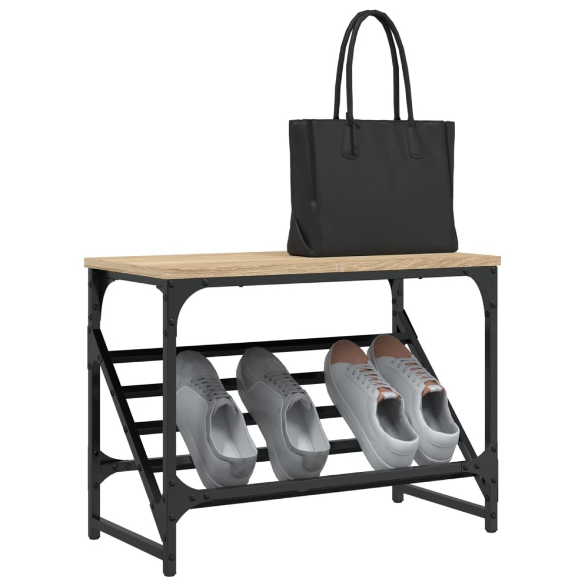 vidaXL Παπουτσοθήκη Sonoma Δρυς 60x30x45 εκ. Επεξεργασμένο Ξύλο