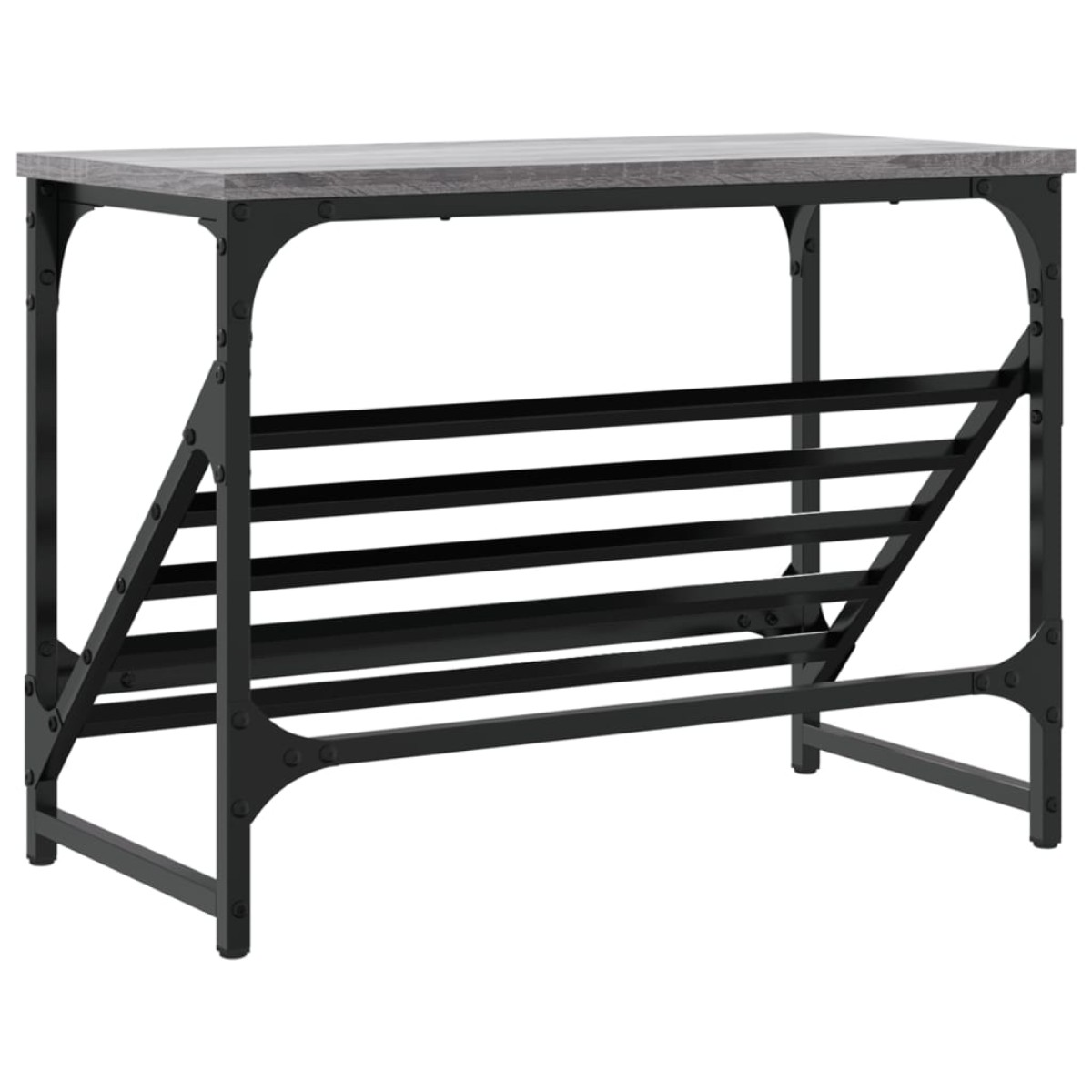 vidaXL Παπουτσοθήκη Γκρι Sonoma 60x30x45 εκ. από Επεξεργασμένο Ξύλο
