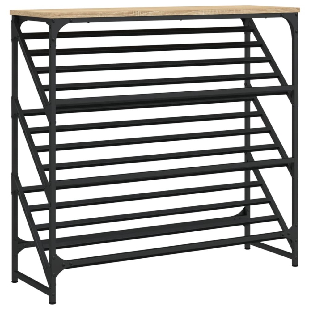 vidaXL Παπουτσοθήκη Sonoma Δρυς 90x30x85 εκ. Επεξεργασμένο Ξύλο