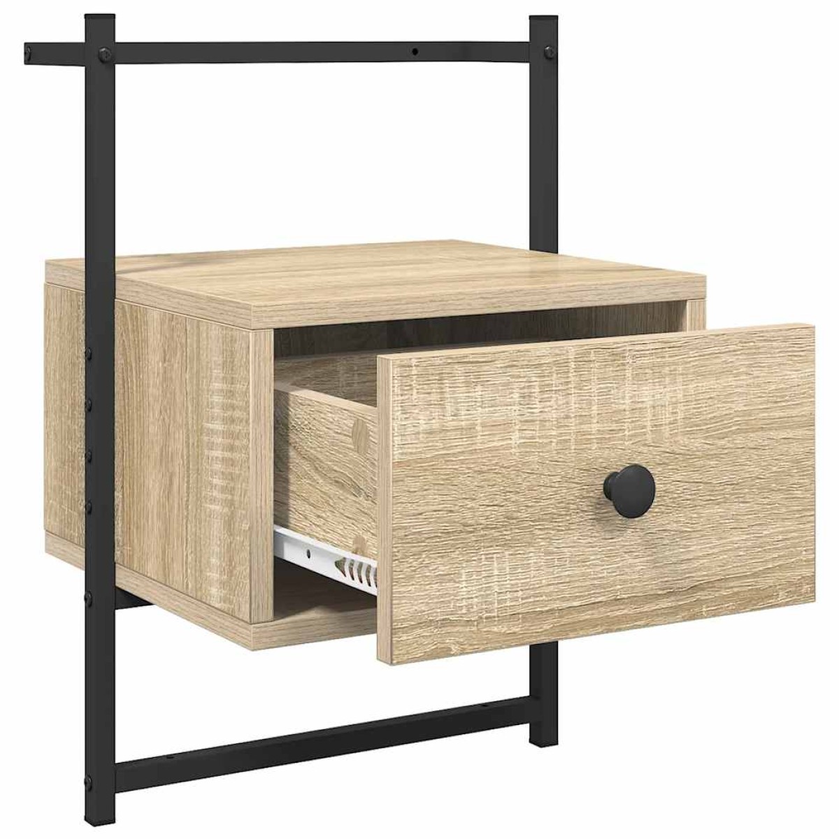 vidaXL Κομοδίνο Επιτοίχιο Sonoma Δρυς 35x30x51 εκ. από Επεξεργ. Ξύλο
