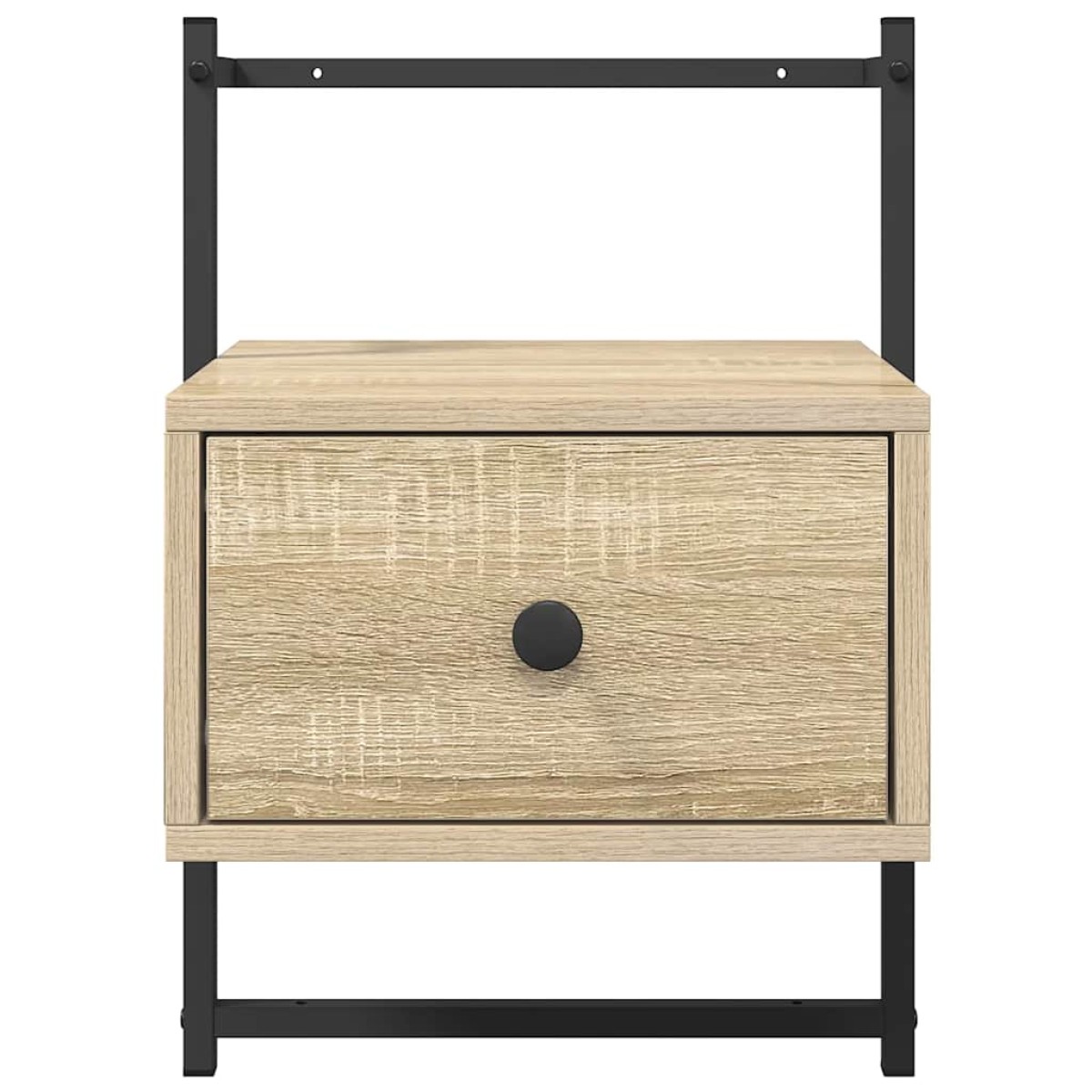 vidaXL Κομοδίνο Επιτοίχιο Sonoma Δρυς 35x30x51 εκ. από Επεξεργ. Ξύλο