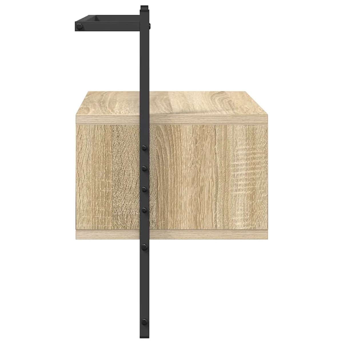vidaXL Κομοδίνο Επιτοίχιο Sonoma Δρυς 35x30x51 εκ. από Επεξεργ. Ξύλο