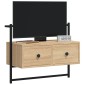 vidaXL Έπιπλο Τηλεόρασης Επιτοίχιο Sonoma Δρυς 60,5x30x51 εκ. Επ. Ξύλο