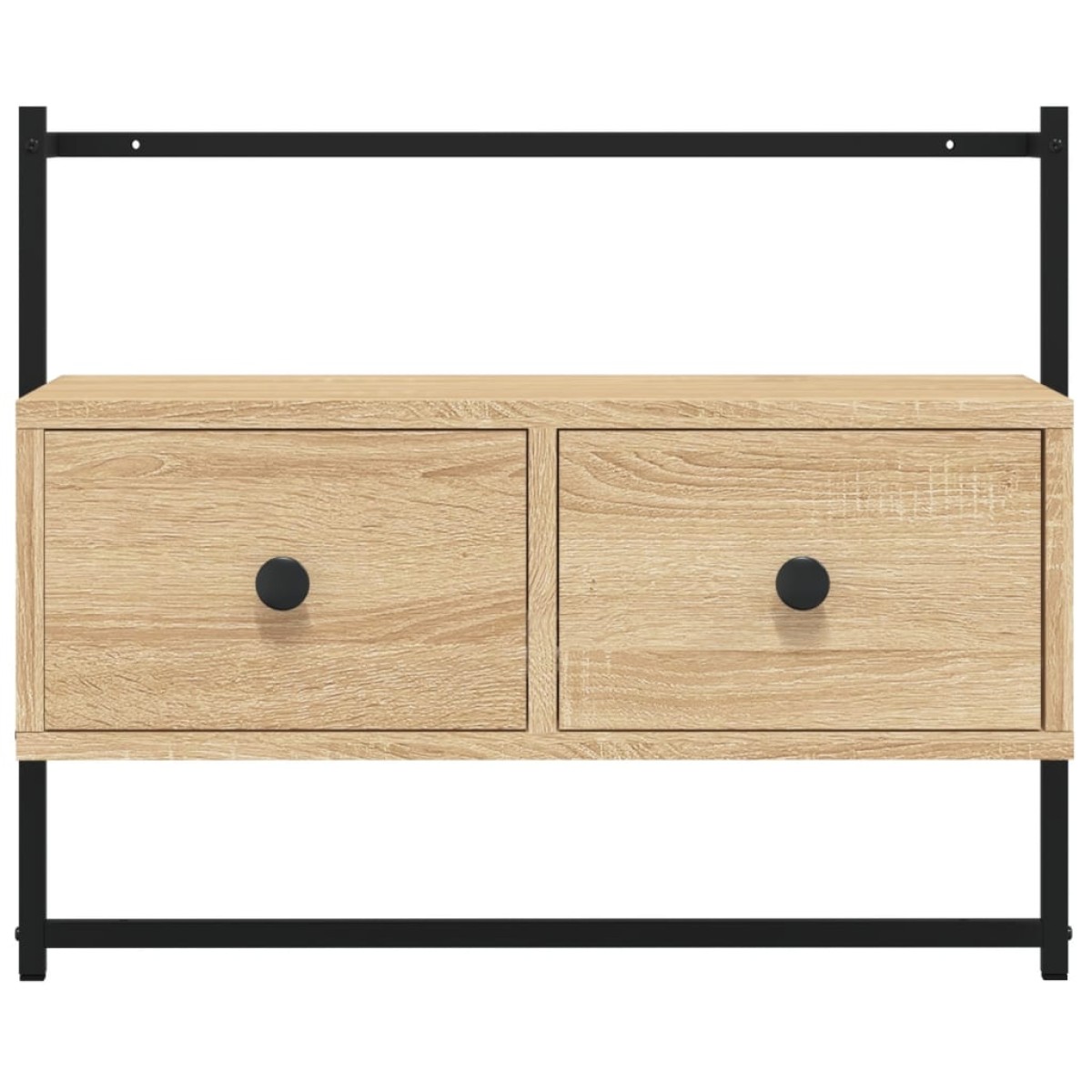 vidaXL Έπιπλο Τηλεόρασης Επιτοίχιο Sonoma Δρυς 60,5x30x51 εκ. Επ. Ξύλο