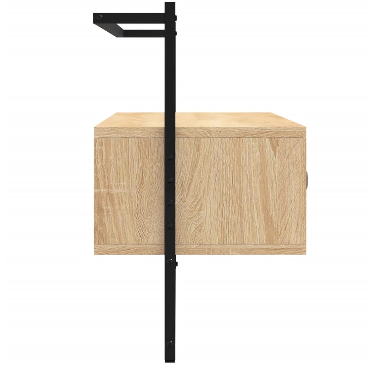vidaXL Έπιπλο Τηλεόρασης Επιτοίχιο Sonoma Δρυς 100,5x30x51 εκ Επ. Ξύλο
