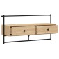 vidaXL Έπιπλο Τηλεόρασης Επιτοίχιο Sonoma Δρυς 100,5x30x51 εκ Επ. Ξύλο