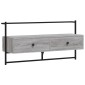vidaXL Έπιπλο Τηλεόρασης Επιτοίχιο Γκρι Sonoma 100,5x30x51 εκ Επ. Ξύλο