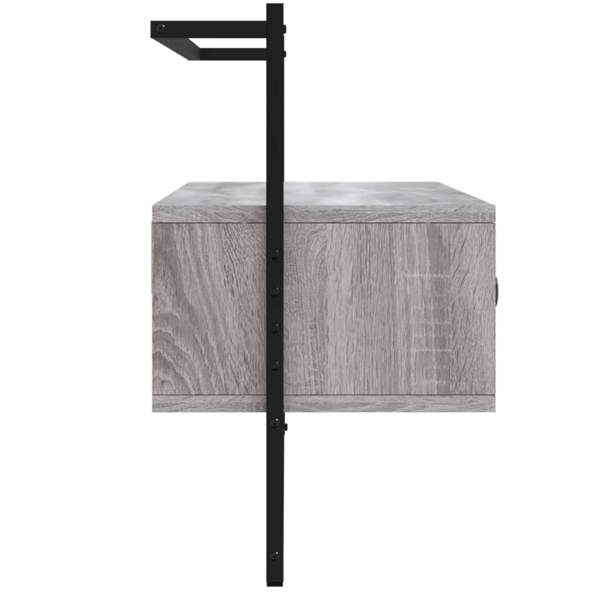 vidaXL Έπιπλο Τηλεόρασης Επιτοίχιο Γκρι Sonoma 100,5x30x51 εκ Επ. Ξύλο
