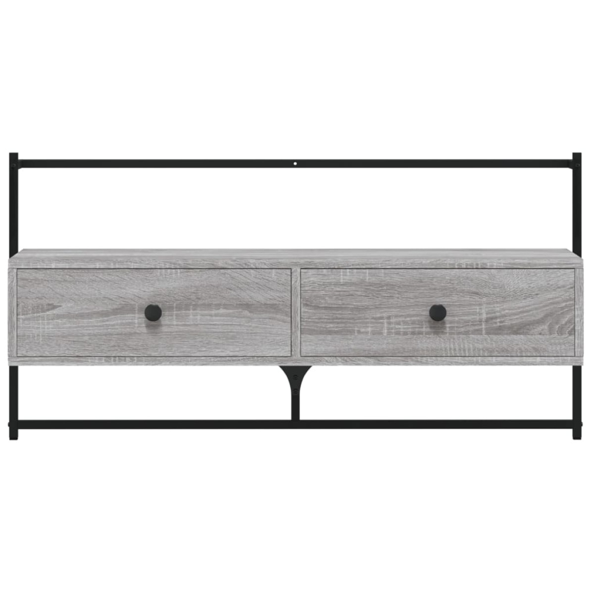 vidaXL Έπιπλο Τηλεόρασης Επιτοίχιο Γκρι Sonoma 100,5x30x51 εκ Επ. Ξύλο