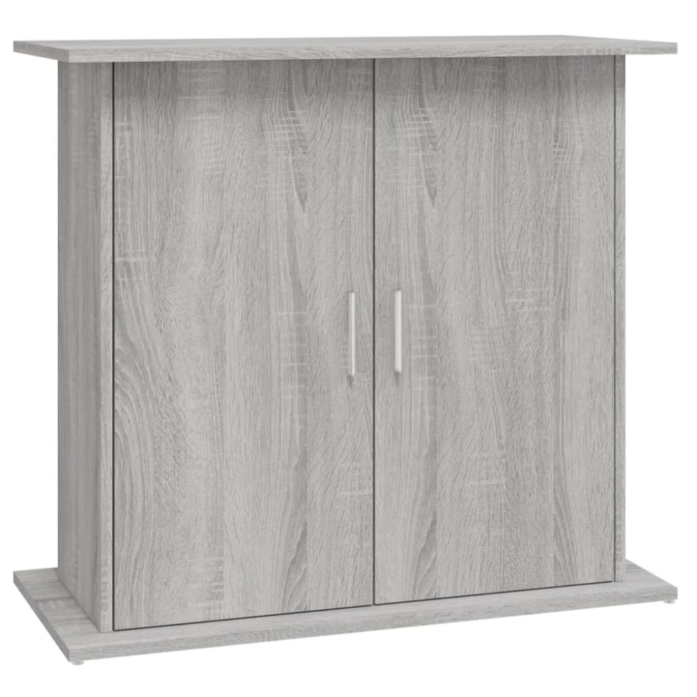 vidaXL Βάση Ενυδρείου Γκρι Sonoma 81x36x73 εκ. από Επεξεργασμένο Ξύλο