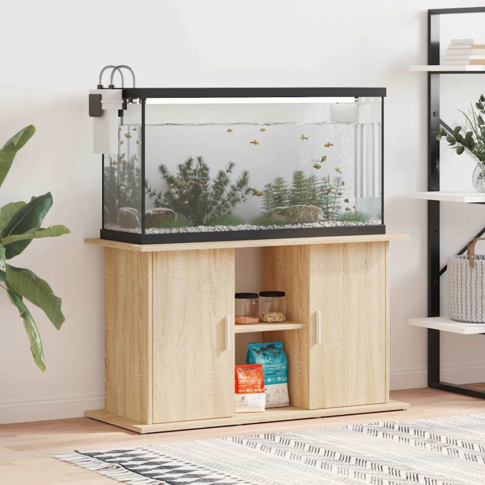 vidaXL Βάση Ενυδρείου Sonoma Δρυς 101 x 41 x 58 εκ. από Τεχνητό Ξύλο
