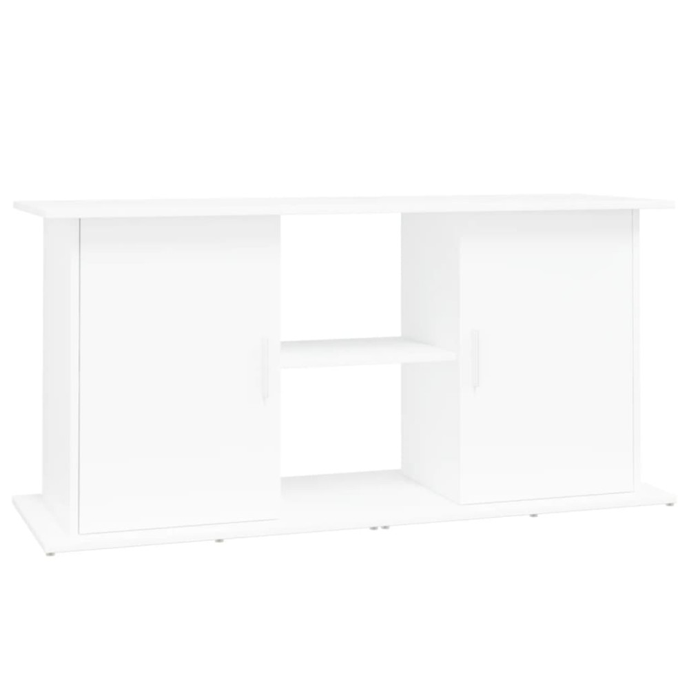 vidaXL Βάση Ενυδρείου Λευκή 121 x 41 x 58 εκ. από Επεξεργασμένο Ξύλο