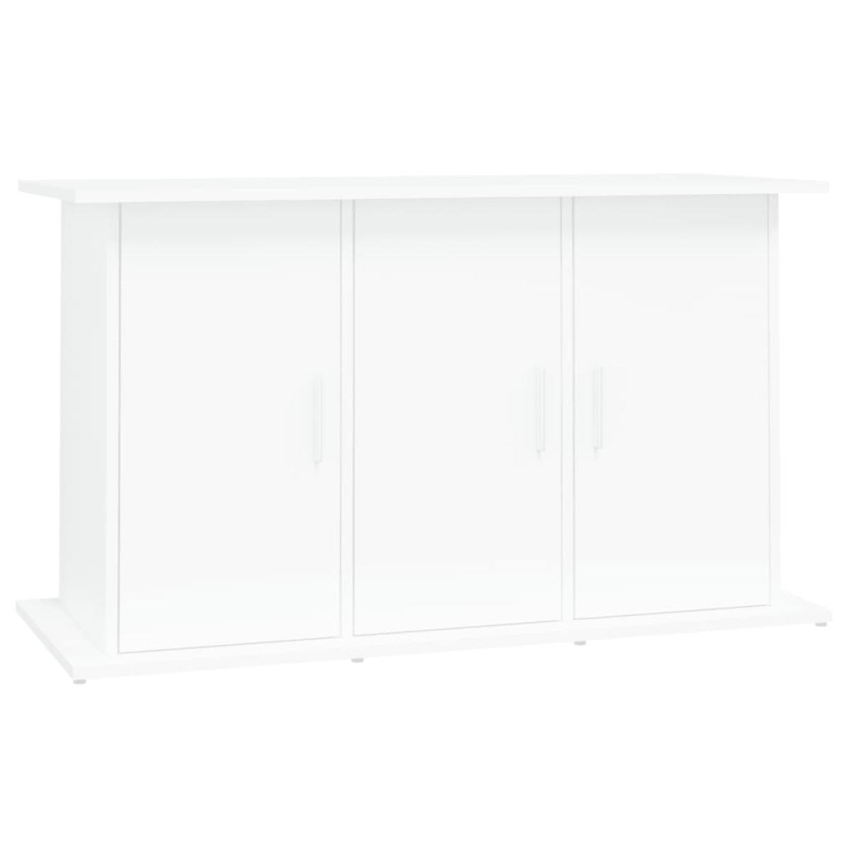 vidaXL Βάση Ενυδρείου Λευκή 101 x 41 x 58 εκ. από Επεξεργασμένο Ξύλο