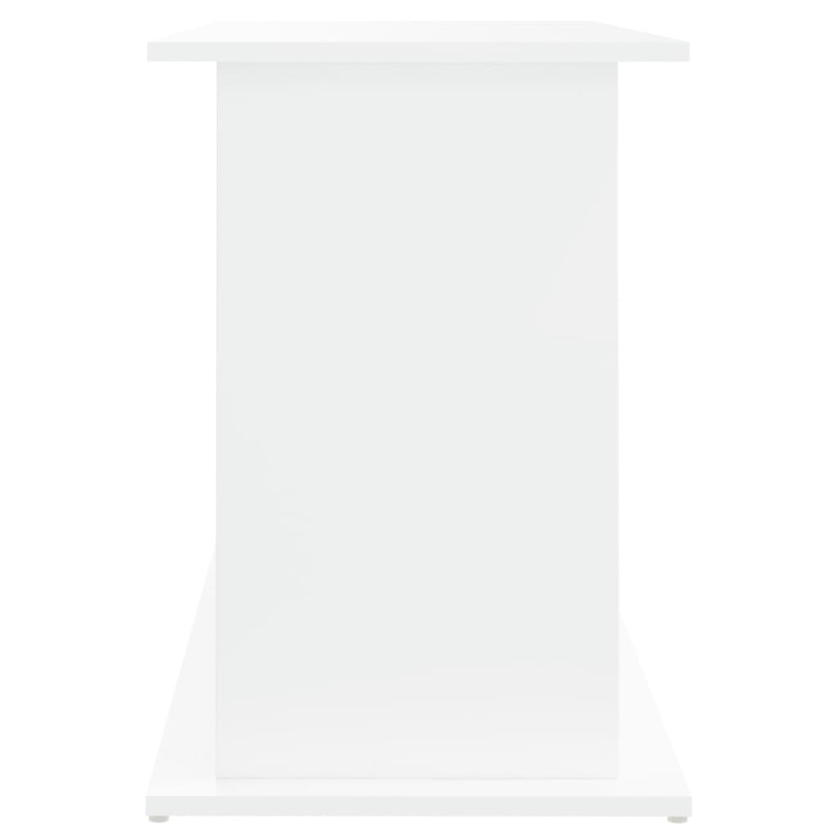 vidaXL Βάση Ενυδρείου Λευκή 101 x 41 x 58 εκ. από Επεξεργασμένο Ξύλο