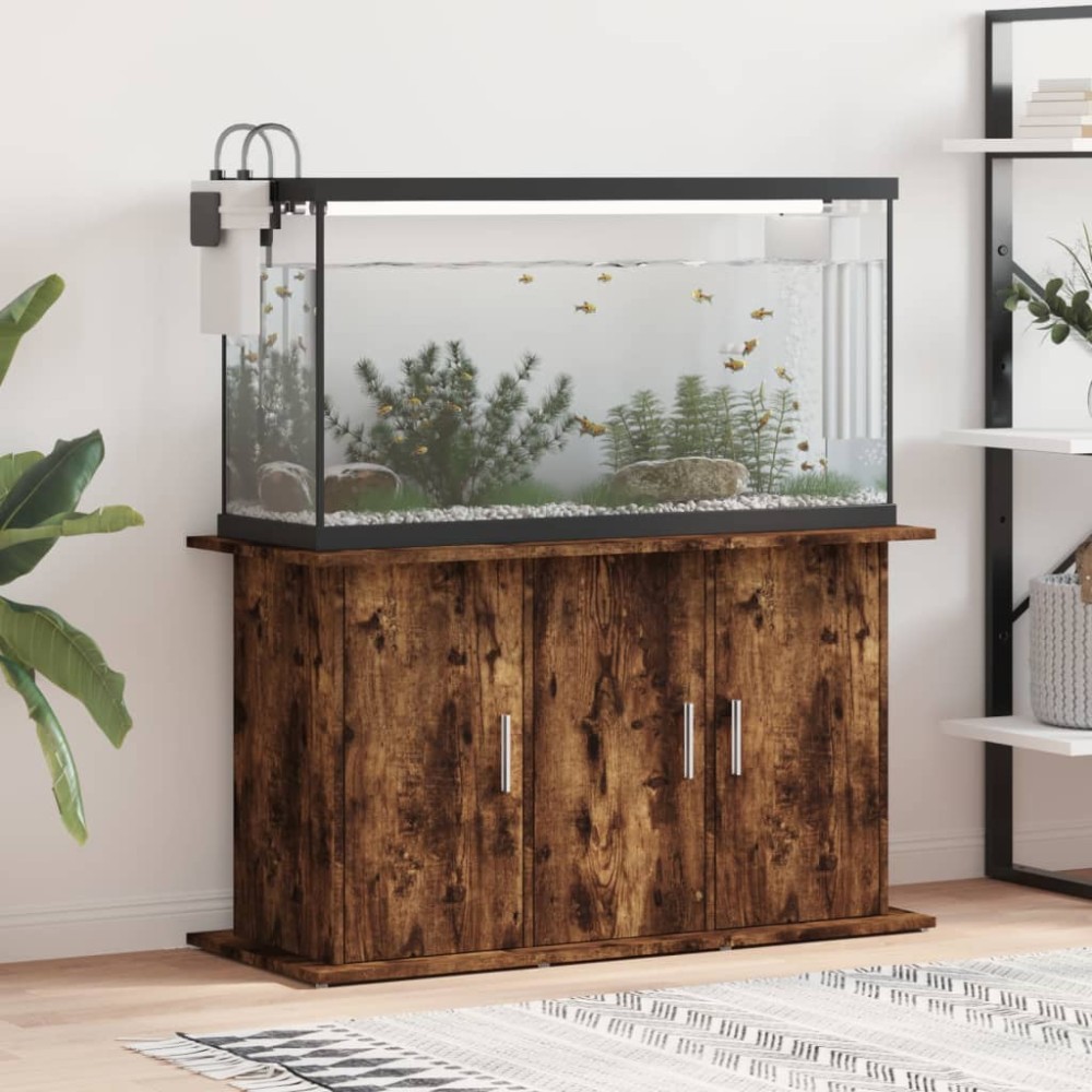vidaXL Βάση Ενυδρείου Καπνιστή Δρυς 101x41x58 εκ. Επεξεργασμένο Ξύλο