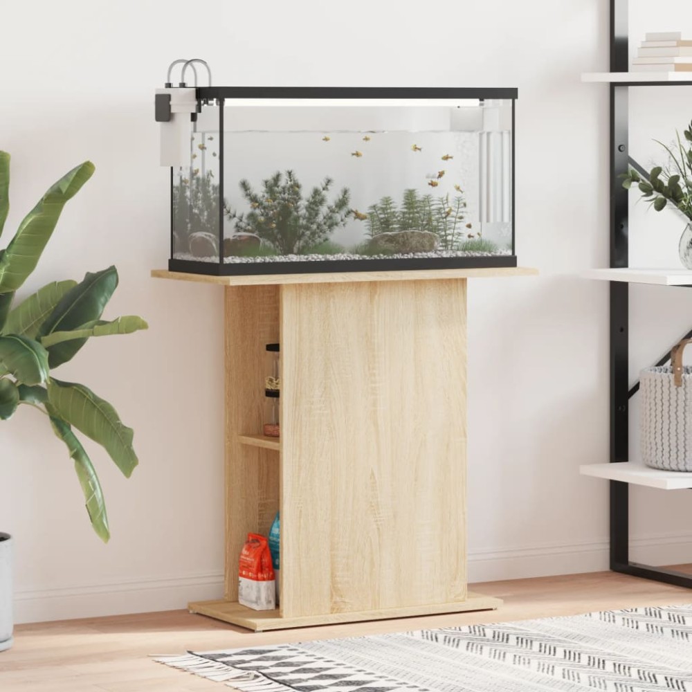 vidaXL Βάση Ενυδρείου Sonoma Δρυς 75x36x72,5 εκ. από Τεχνητό Ξύλο