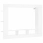 vidaXL Έπιπλο Τηλεόρασης Λευκό 152x22x113 εκ. από Επεξεργασμένο Ξύλο