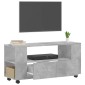 vidaXL Έπιπλο Τηλεόρασης Γκρι Σκυρ. 102x34,5x43 εκ. Επεξ. Ξύλο