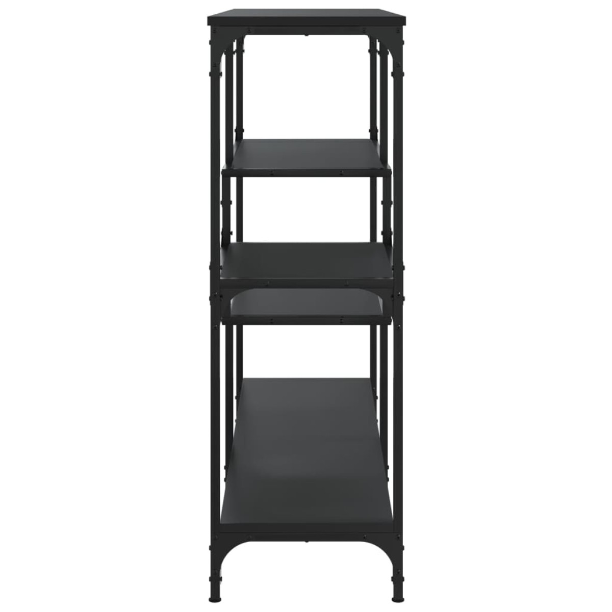 vidaXL Τραπέζι Κονσόλα Μαύρο 103x32x95 εκ. Επεξεργασμένο Ξύλο