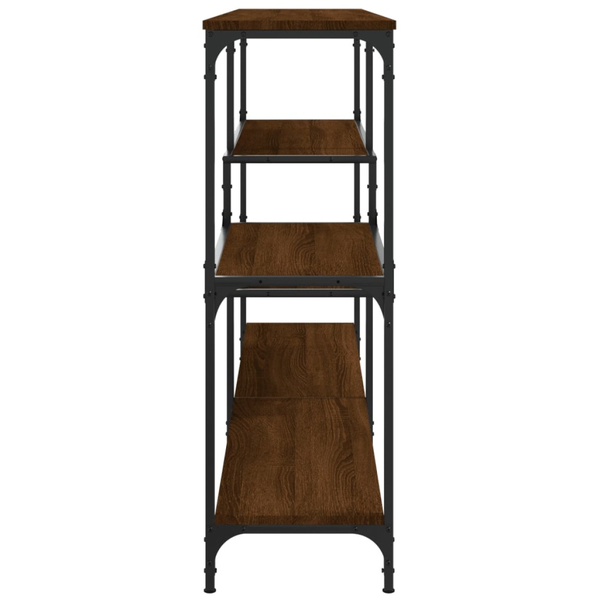 vidaXL Τραπέζι Κονσόλα Καφέ Δρυς 160x32x95 εκ. Επεξεργασμένο Ξύλο