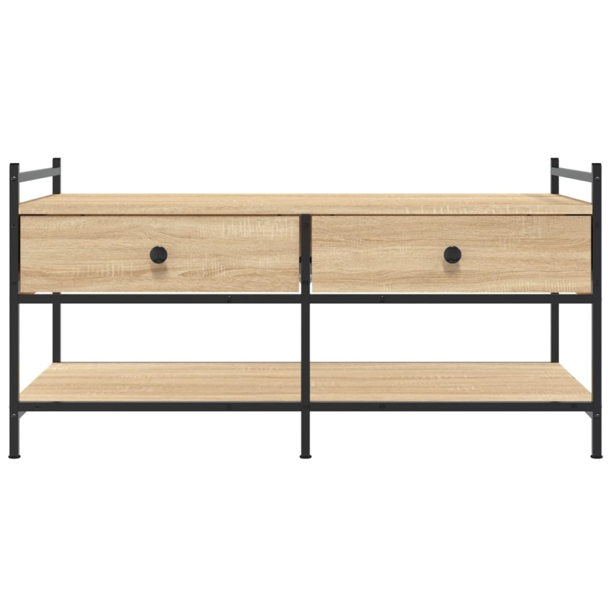 vidaXL Τραπεζάκι Σαλονιού Sonoma Δρυς 99x50x50 εκ. Επεξεργασμένο Ξύλο