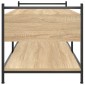 vidaXL Τραπεζάκι Σαλονιού Sonoma Δρυς 99x50x50 εκ. Επεξεργασμένο Ξύλο