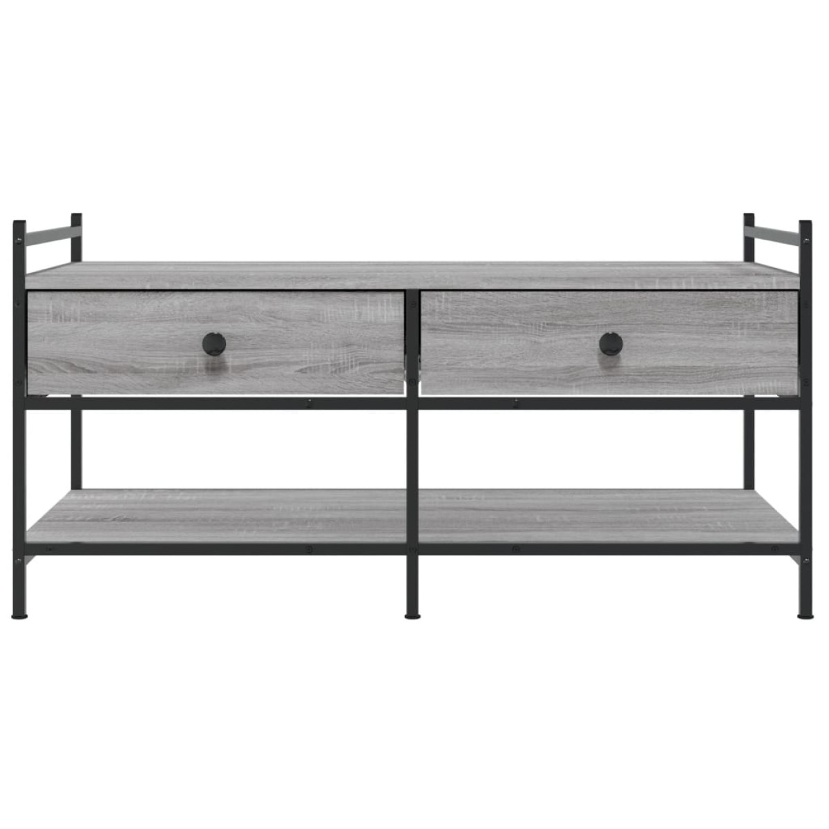 vidaXL Τραπεζάκι Σαλονιού Γκρι Sonoma 99x50x50 εκ. Επεξεργασμένο Ξύλο