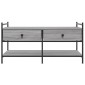 vidaXL Τραπεζάκι Σαλονιού Γκρι Sonoma 99x50x50 εκ. Επεξεργασμένο Ξύλο