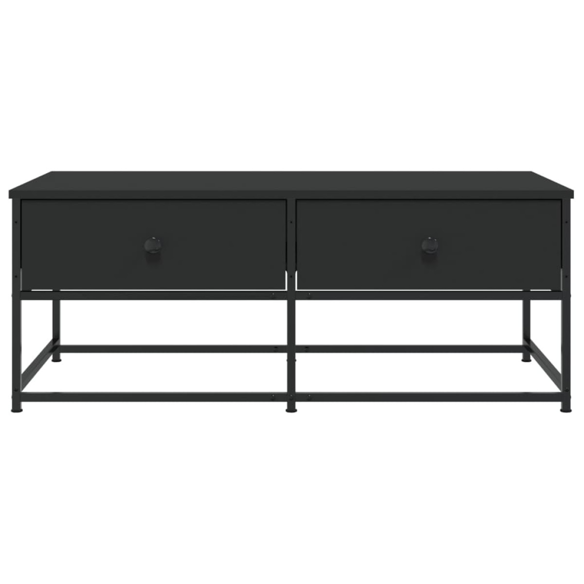 vidaXL Τραπεζάκι Σαλονιού Μαύρο 100x51x40 εκ. Επεξεργασμένο Ξύλο