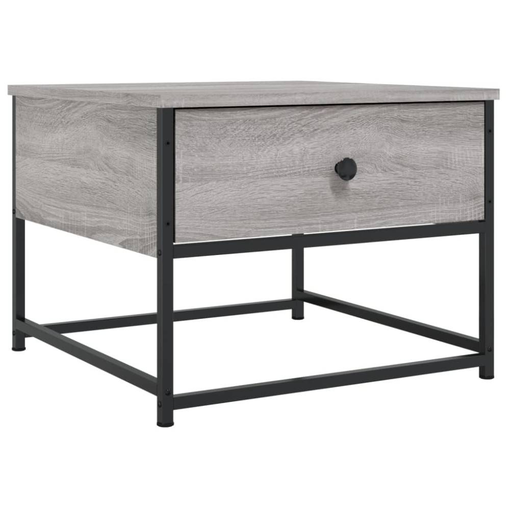 vidaXL Τραπεζάκι Σαλονιού Γκρι Sonoma 51x51x40 εκ. Επεξεργασμένο Ξύλο