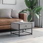 vidaXL Τραπεζάκι Σαλονιού Γκρι Sonoma 51x51x40 εκ. Επεξεργασμένο Ξύλο