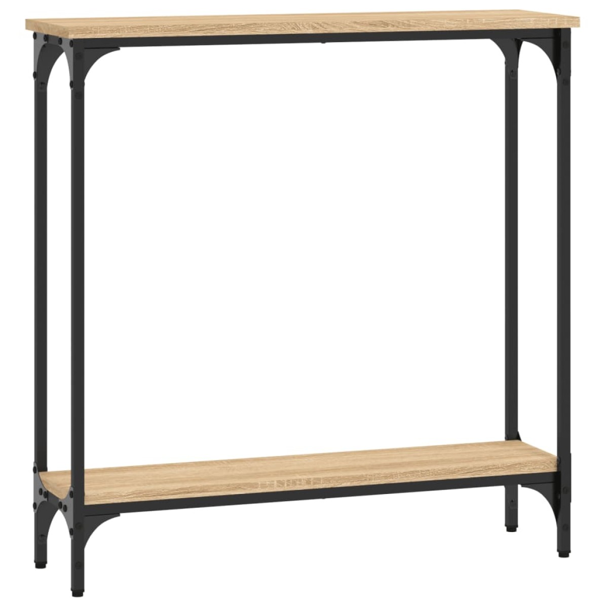 vidaXL Τραπέζι Κονσόλα Sonoma Δρυς 75x22,5x75 εκ. Επεξεργασμένο Ξύλο