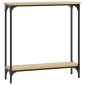 vidaXL Τραπέζι Κονσόλα Sonoma Δρυς 75x22,5x75 εκ. Επεξεργασμένο Ξύλο
