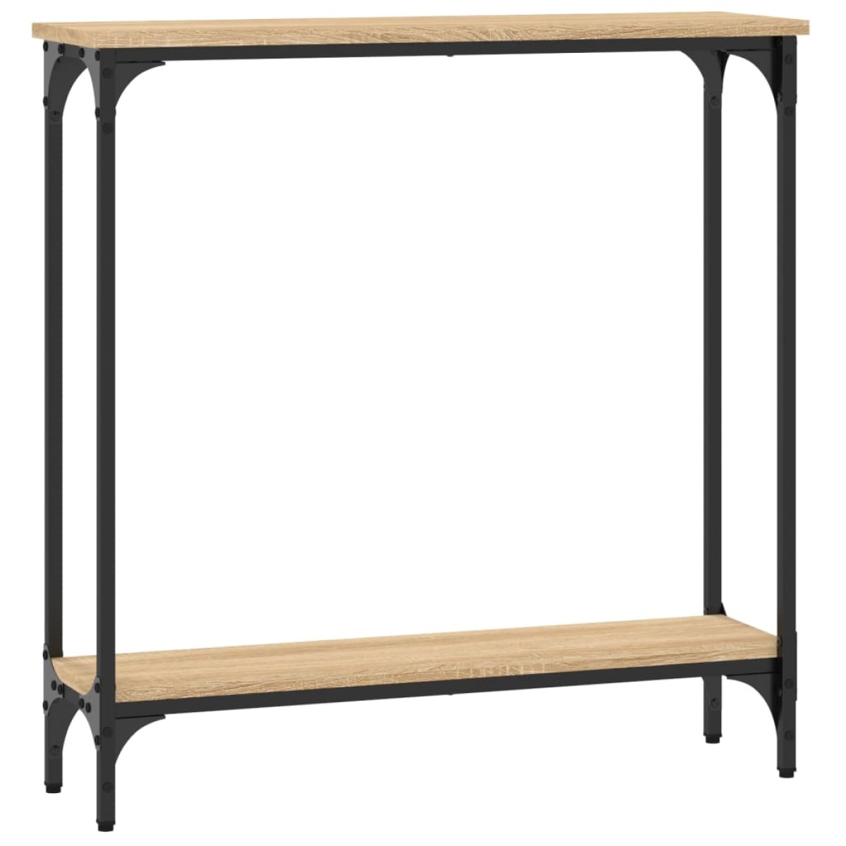 vidaXL Τραπέζι Κονσόλα Sonoma Δρυς 75x22,5x75 εκ. Επεξεργασμένο Ξύλο