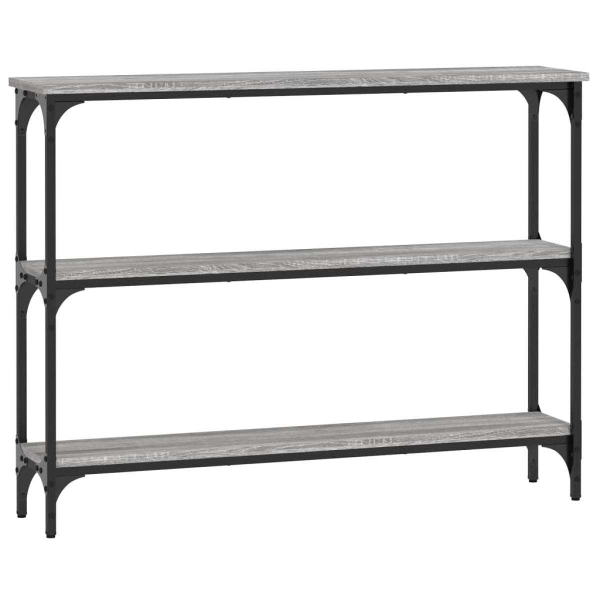 vidaXL Τραπέζι Κονσόλα Γκρι Sonoma 100x22,5x75 εκ. Επεξεργασμένο Ξύλο