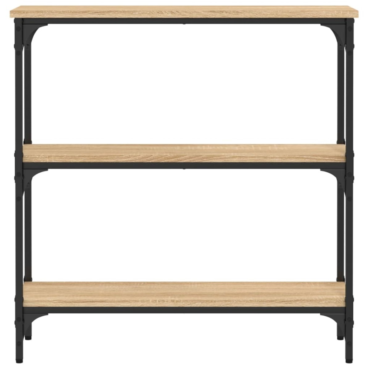 vidaXL Τραπέζι Κονσόλα Sonoma Δρυς 75x22,5x75 εκ. Επεξεργασμένο Ξύλο