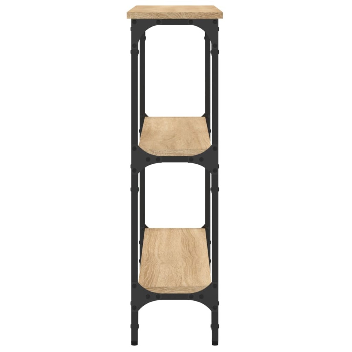 vidaXL Τραπέζι Κονσόλα Sonoma Δρυς 75x22,5x75 εκ. Επεξεργασμένο Ξύλο