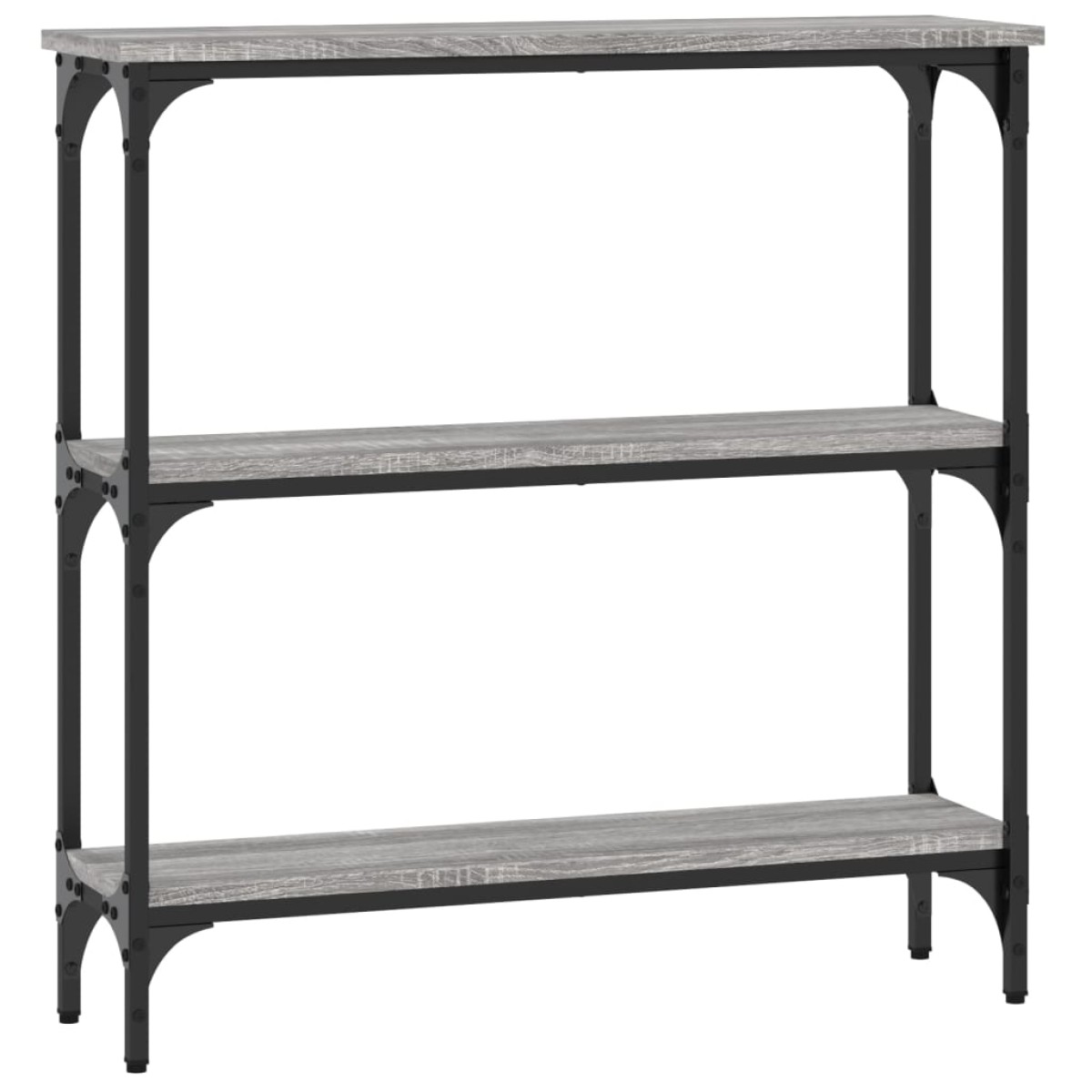 vidaXL Τραπέζι Κονσόλα Γκρι Sonoma 75x22,5x75 εκ. Επεξεργασμένο Ξύλο