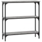 vidaXL Τραπέζι Κονσόλα Γκρι Sonoma 75x22,5x75 εκ. Επεξεργασμένο Ξύλο
