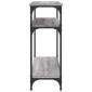 vidaXL Τραπέζι Κονσόλα Γκρι Sonoma 75x29x75 εκ. Επεξεργασμένο Ξύλο
