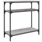 vidaXL Τραπέζι Κονσόλα Γκρι Sonoma 75x29x75 εκ. Επεξεργασμένο Ξύλο