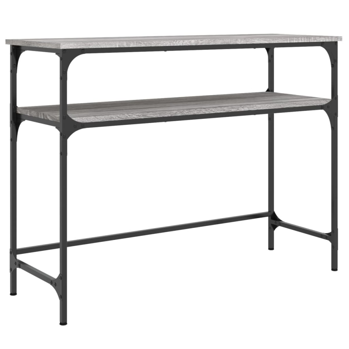 vidaXL Τραπέζι Κονσόλα Γκρι Sonoma 100x35,5x75 εκ. Επεξεργασμένο Ξύλο