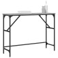 vidaXL Τραπέζι Κονσόλα Γκρι Sonoma 100x32x75 εκ. Επεξεργασμένο Ξύλο