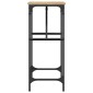 vidaXL Τραπέζι Κονσόλα Sonoma Δρυς 75x32x75 εκ. Επεξεργασμένο Ξύλο