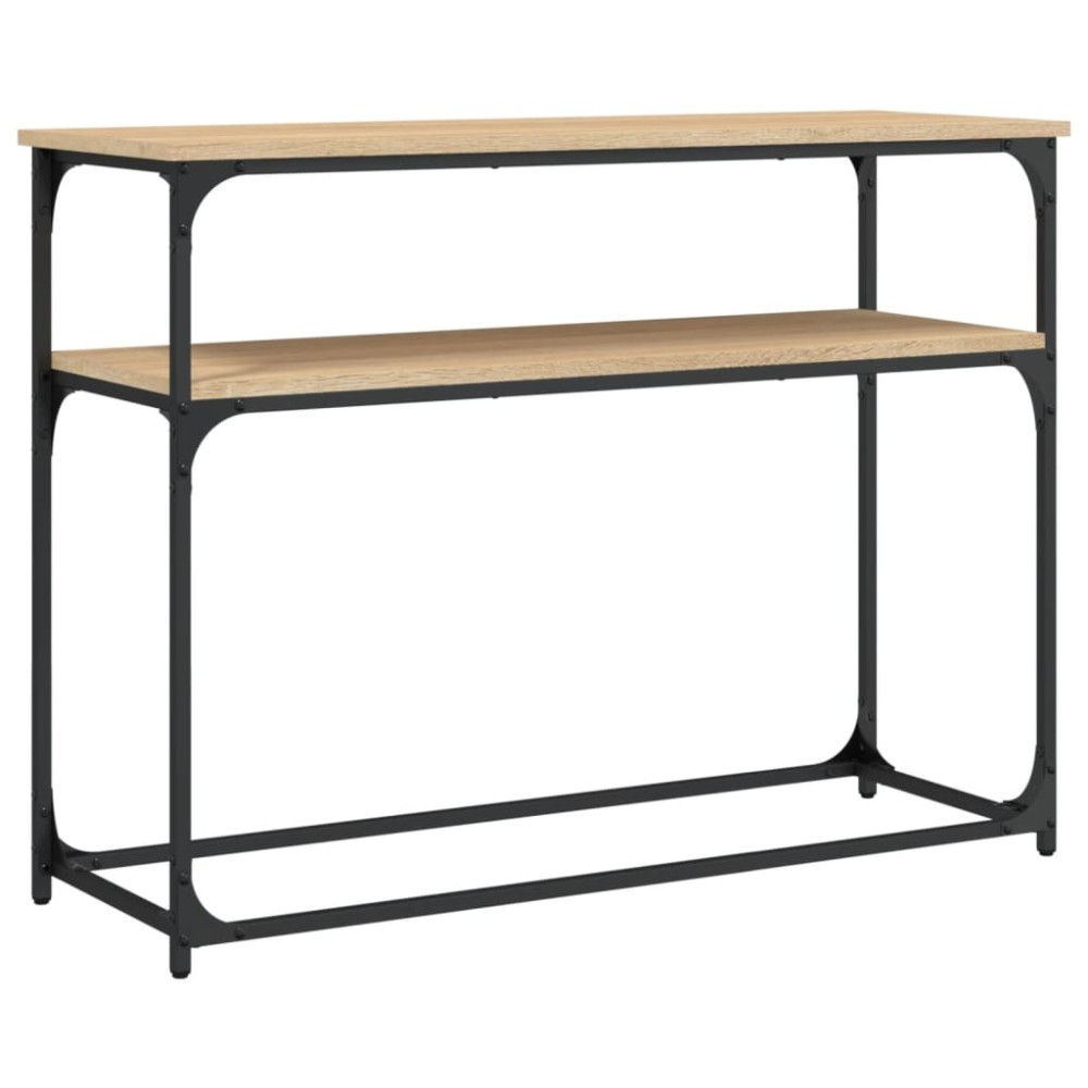 vidaXL Τραπέζι Κονσόλα Sonoma Δρυς 100x35,5x75 εκ. Επεξεργασμένο Ξύλο