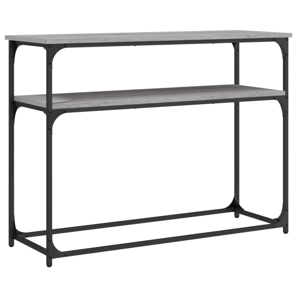vidaXL Τραπέζι Κονσόλα Γκρι Sonoma 100x35,5x75 εκ. Επεξεργασμένο Ξύλο