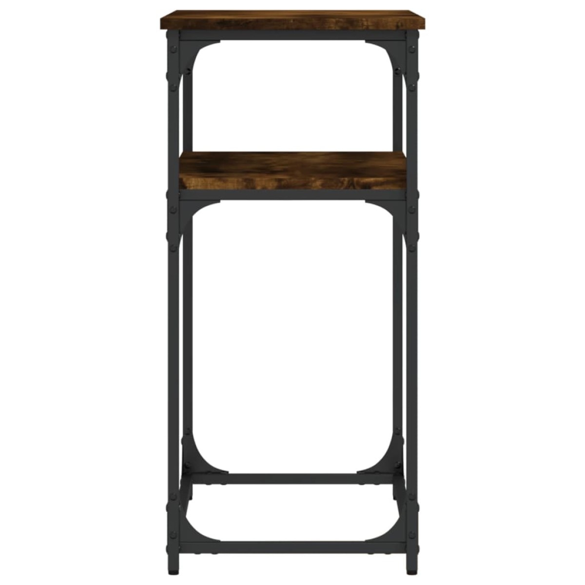 vidaXL Τραπέζι Κονσόλα Καπνιστή Δρυς 75x35,5x75 εκ. Επεξεργ. Ξύλο