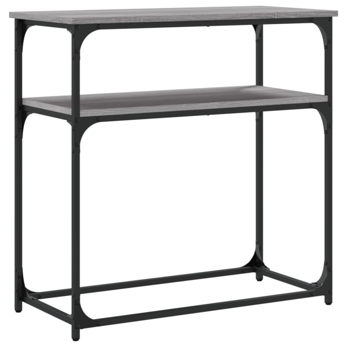 vidaXL Τραπέζι Κονσόλα Γκρι Sonoma 75x35,5x75 εκ. Επεξεργασμένο Ξύλο